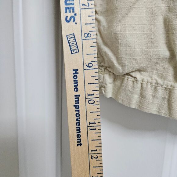 American Eagle Cargo Classic Fit Shorts Men's 32 Ivory 10" Inseam Casual Preppy - Picture 8 of 9